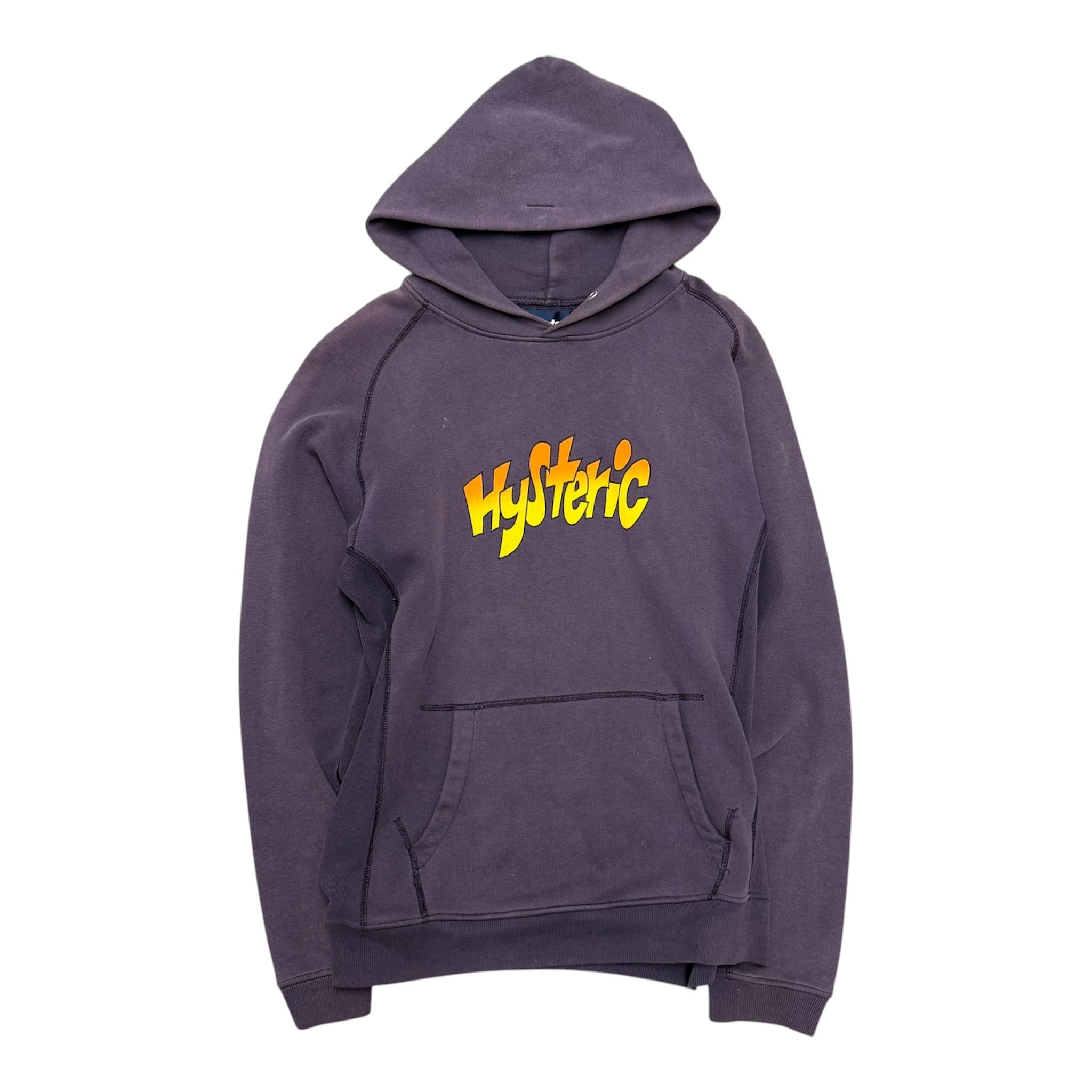 HYSTERIC GLAMOUR “WE WILL ROCK YOU!” PURPLE HOODIE.