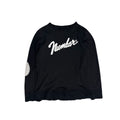 NUMBER (N)INE BLACK ELBOW PADDED SWEATER.