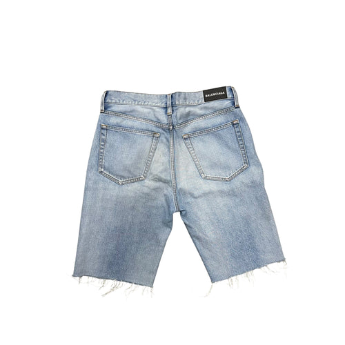 BALENCIAGA DENIM SHORTS.