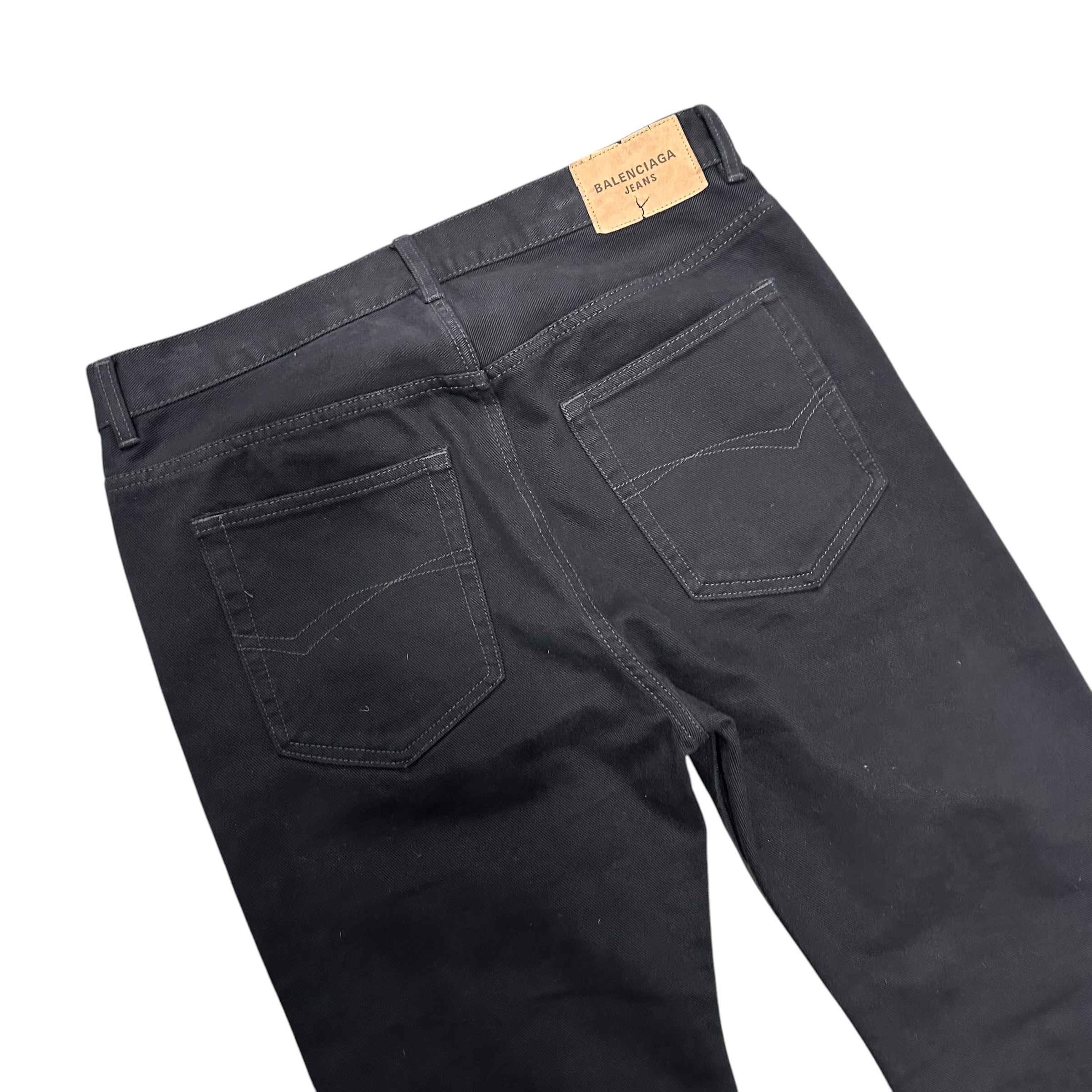 BALENCIAGA FLARED DENIM.