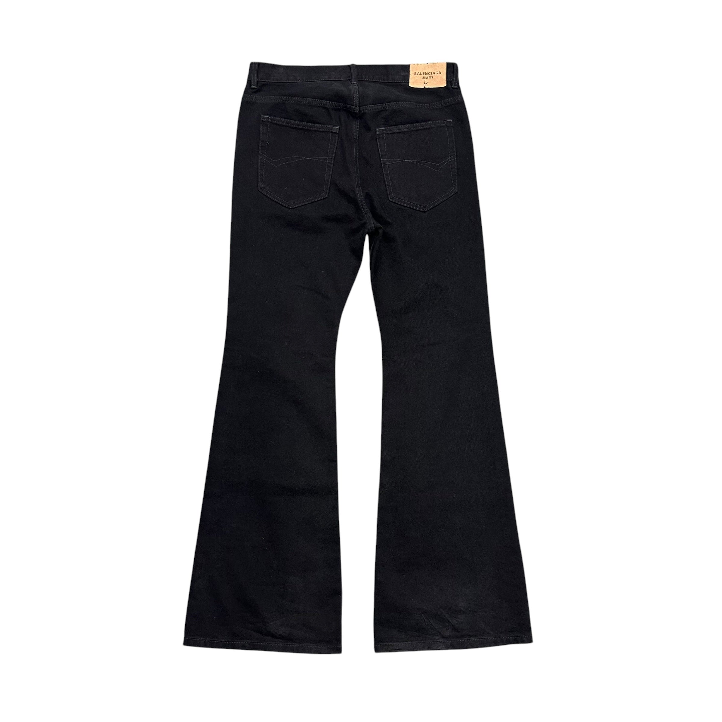 BALENCIAGA FLARED DENIM.