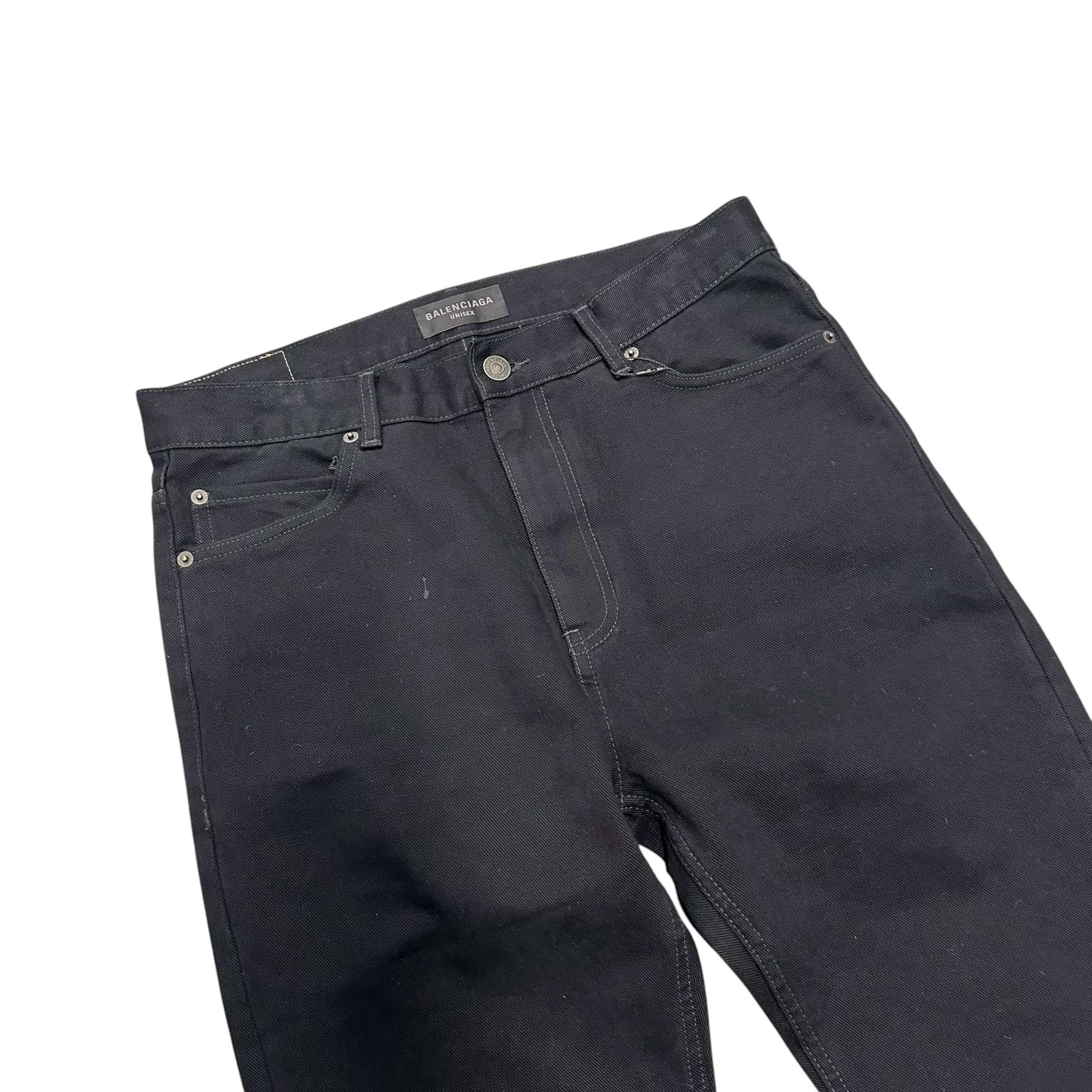 BALENCIAGA FLARED DENIM.