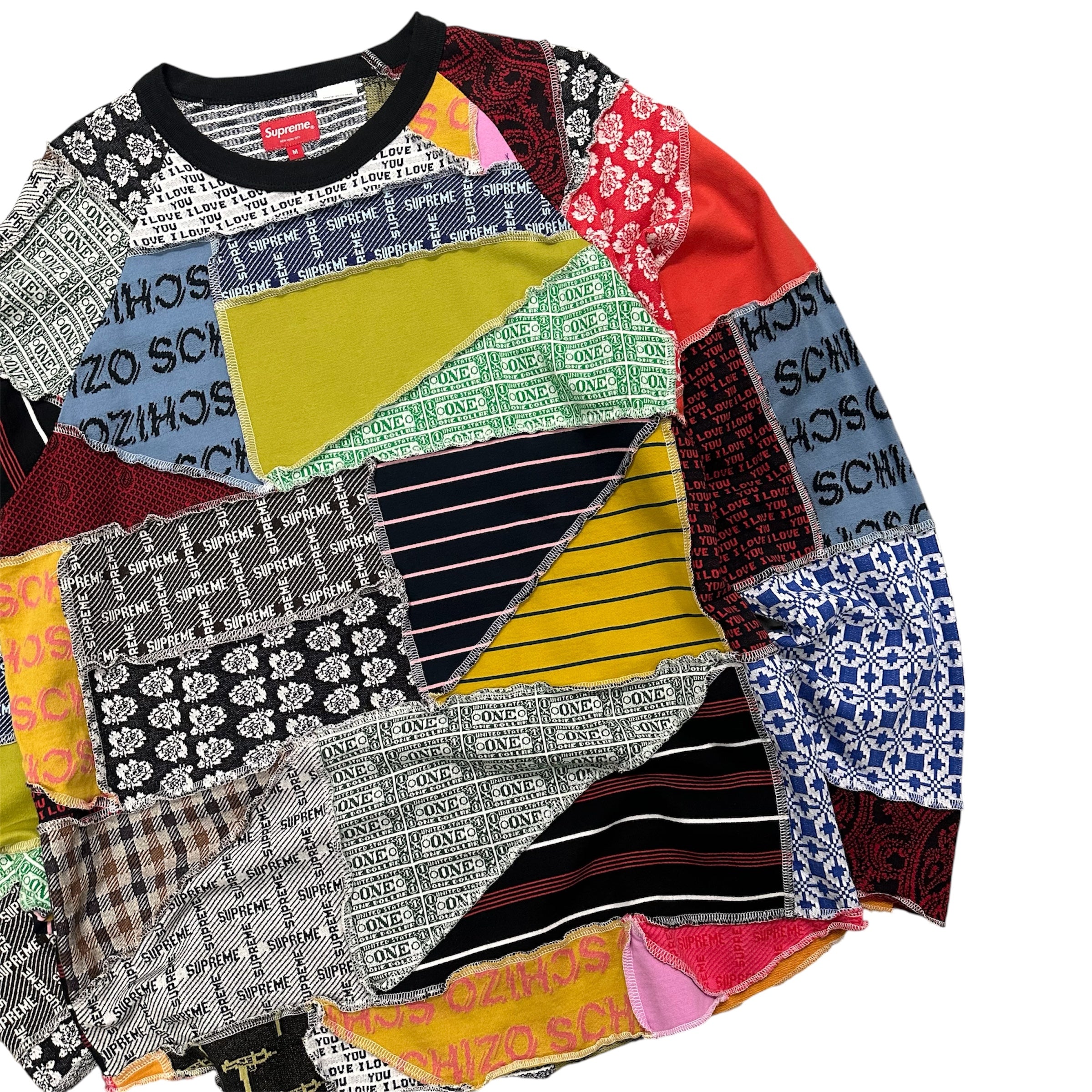 SUPREME SS23 PATCHWORK LONGSLEEVE.